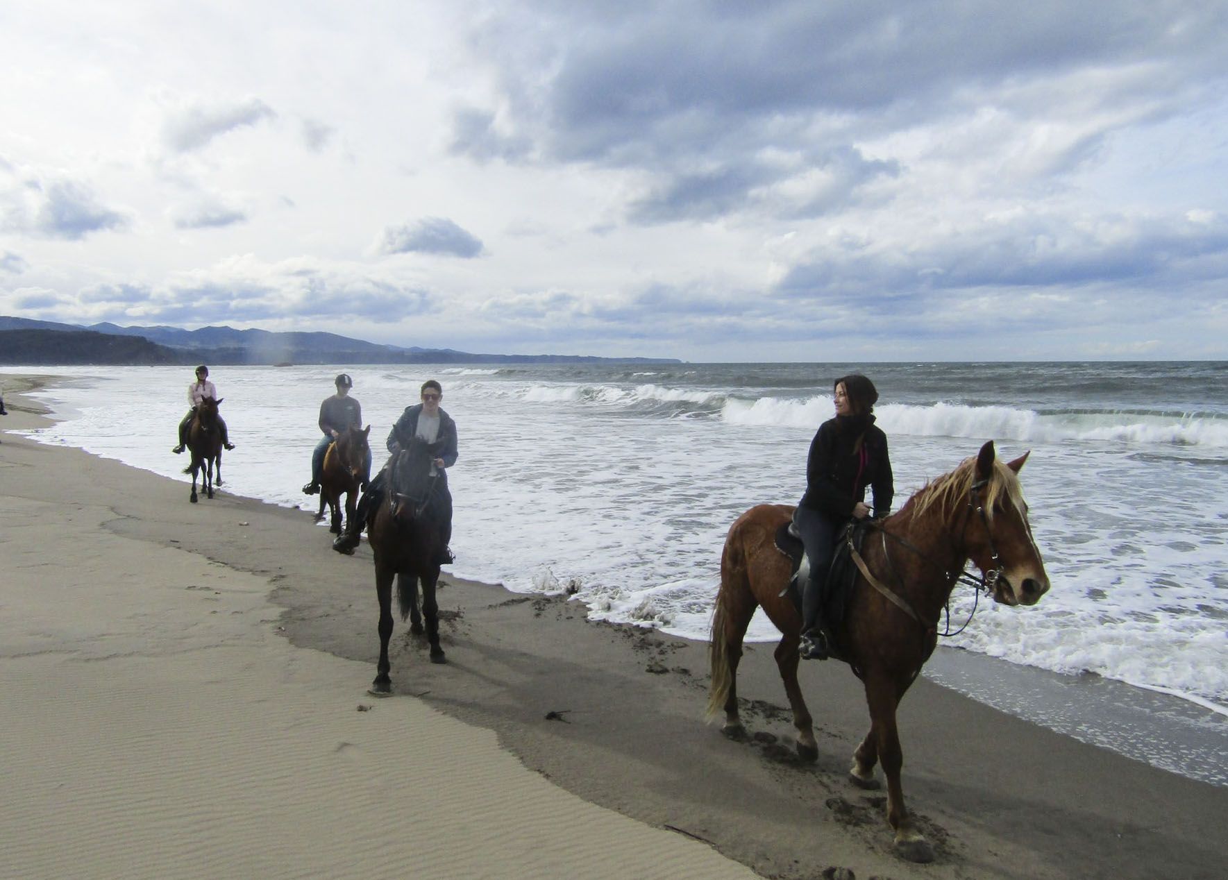 Playa Vega Ruta a Caballo en Asturias